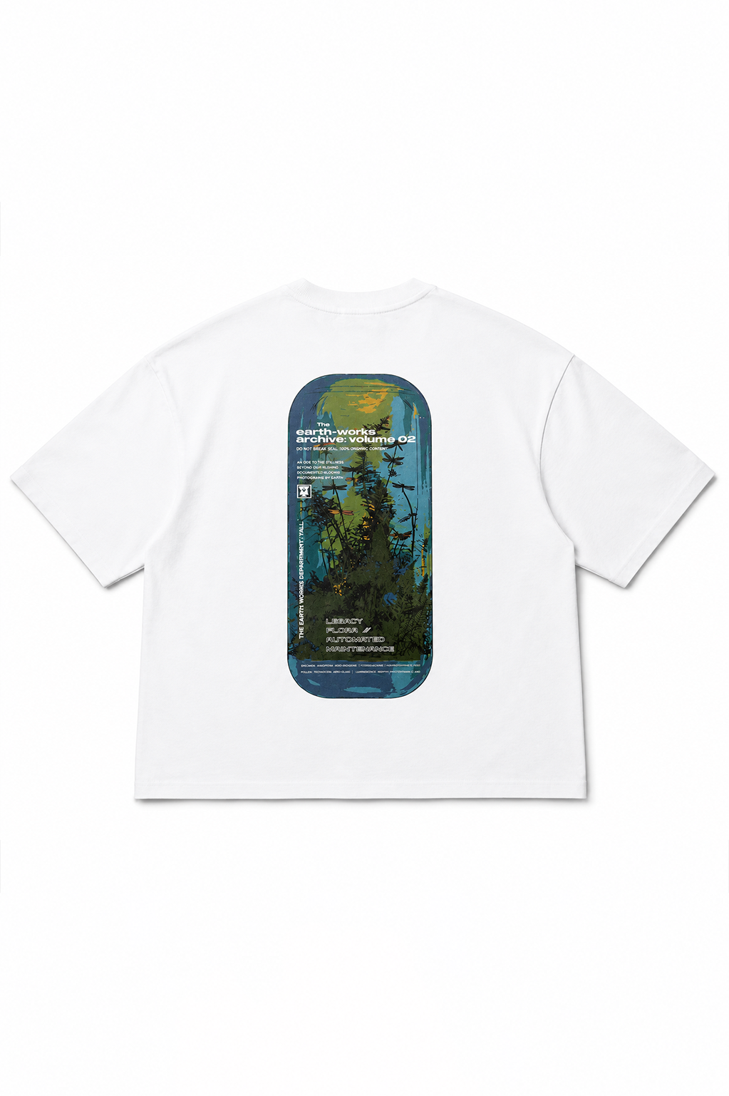EARTHWORKS DPT. DOS IN WHITE