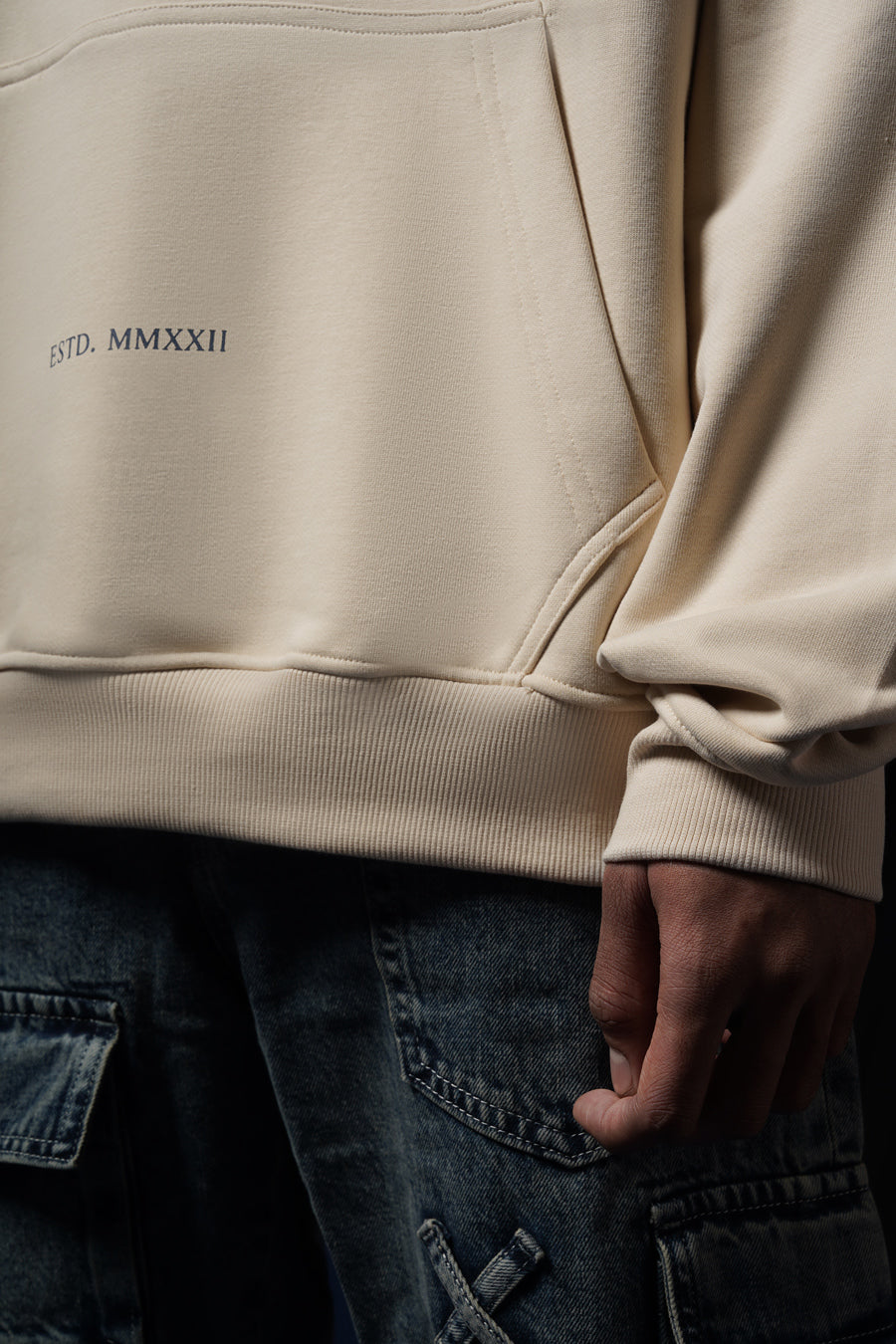 MEMBERS ONLY CLUB – HEIRLOOM TINTED BEIGE HOODIE