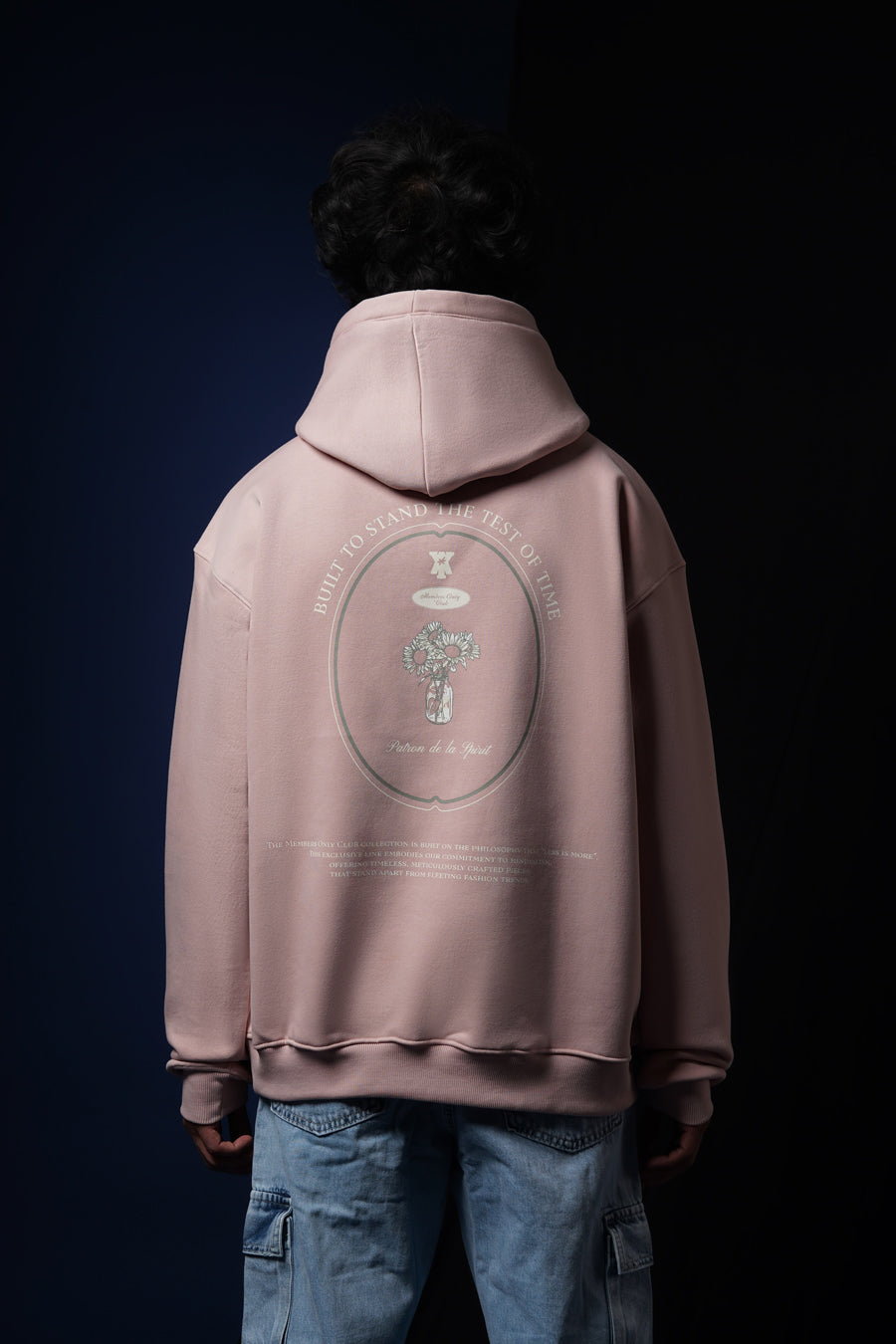 MEMBERS ONLY CLUB – HEIRLOOM SAMLON PINK HOODIE