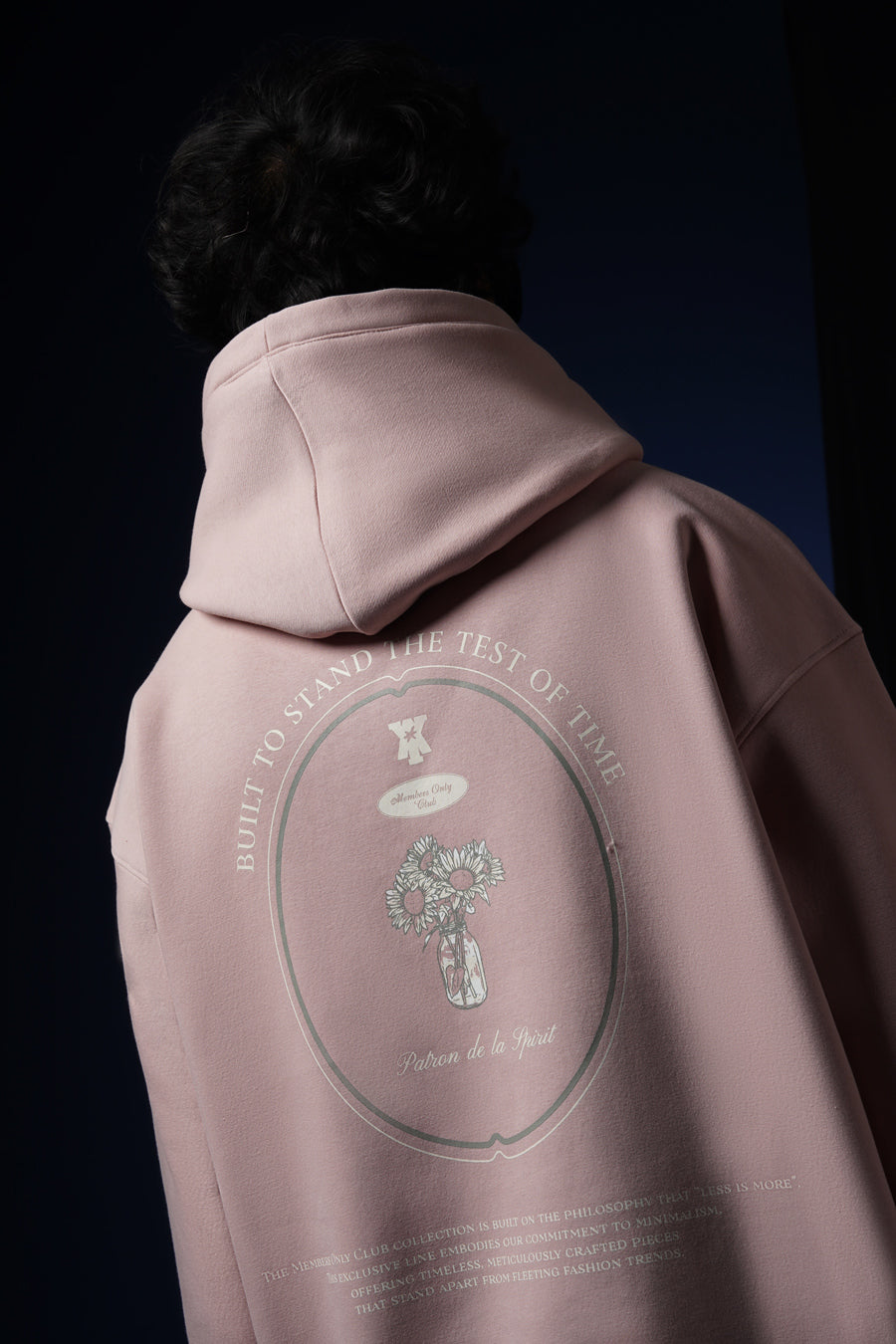 MEMBERS ONLY CLUB – HEIRLOOM SAMLON PINK HOODIE
