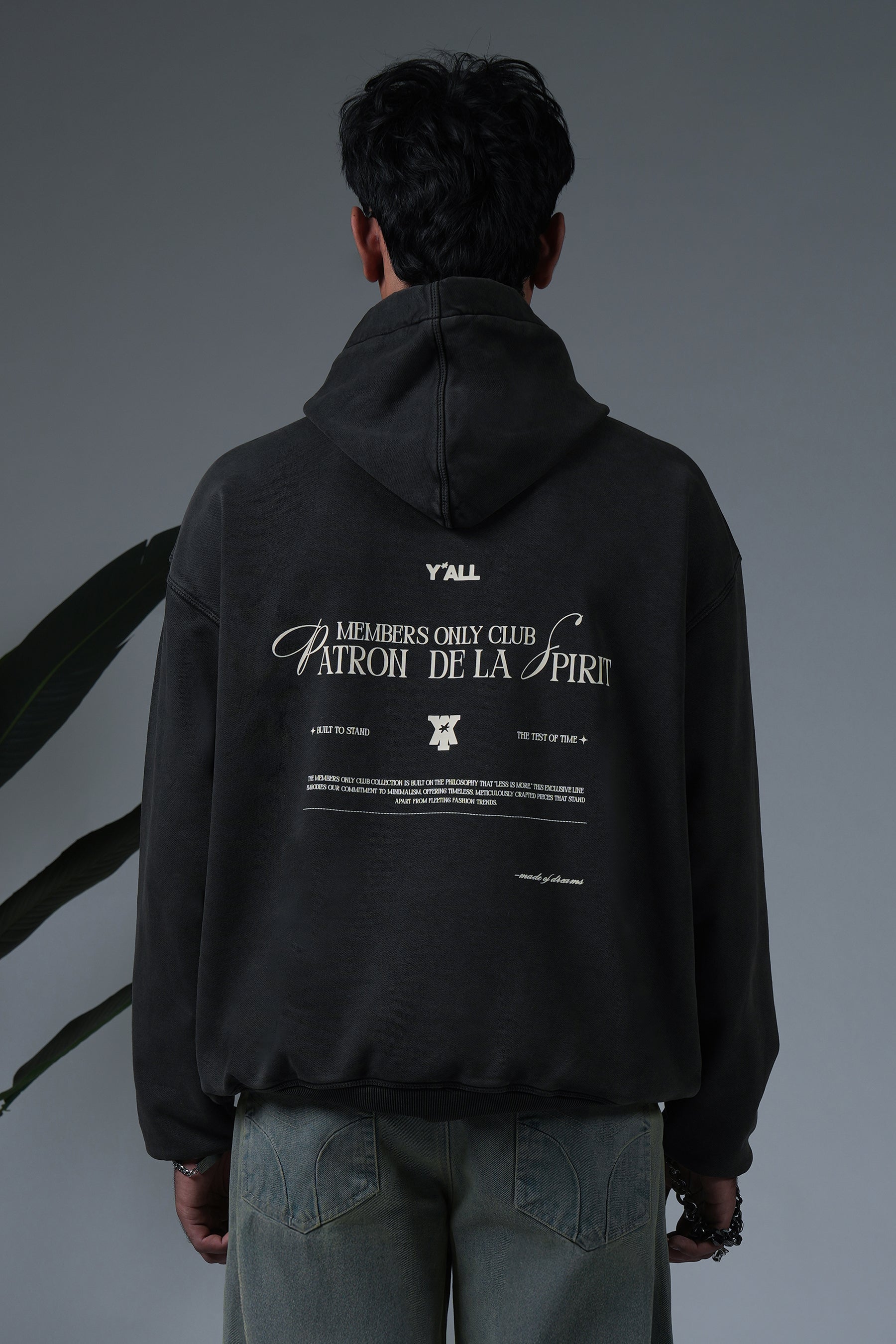 MEMBERS ONLY CLUB 2026 - HOODIE ACID WASH