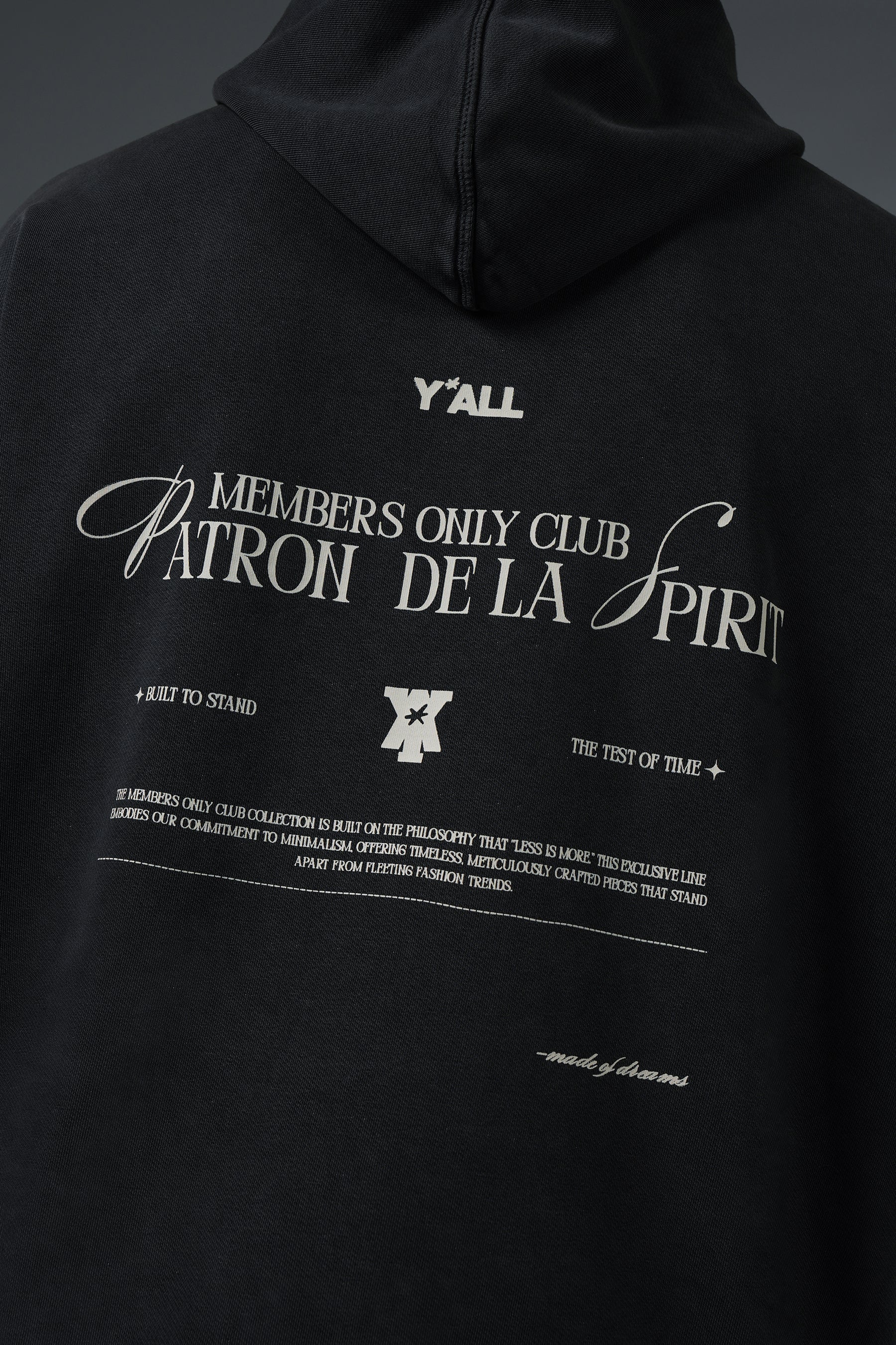 MEMBERS ONLY CLUB 2026 - HOODIE ACID WASH