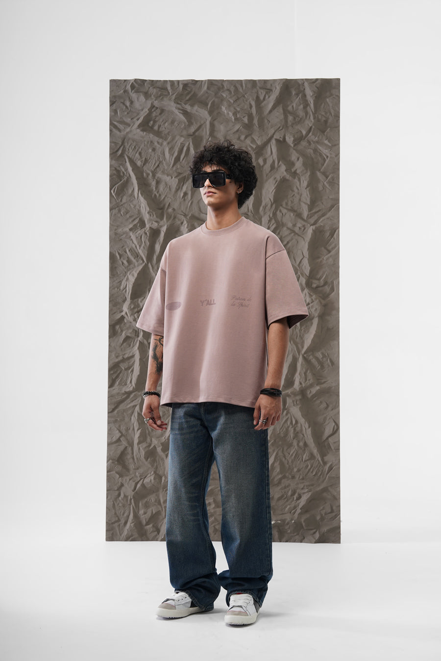 MEMBERS ONLY CLUB – TONAL PALE MAUVE