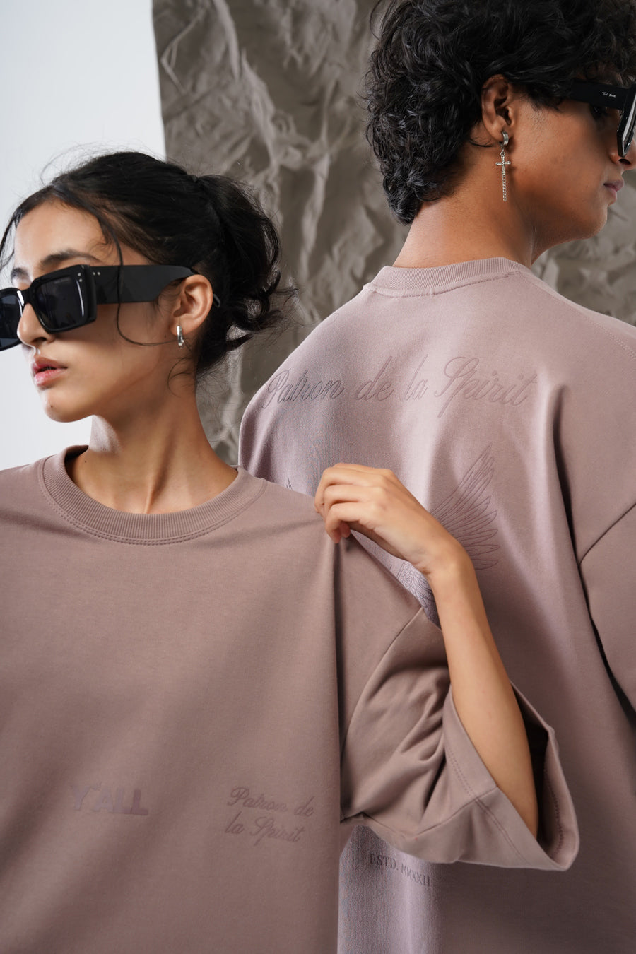 MEMBERS ONLY CLUB – TONAL PALE MAUVE
