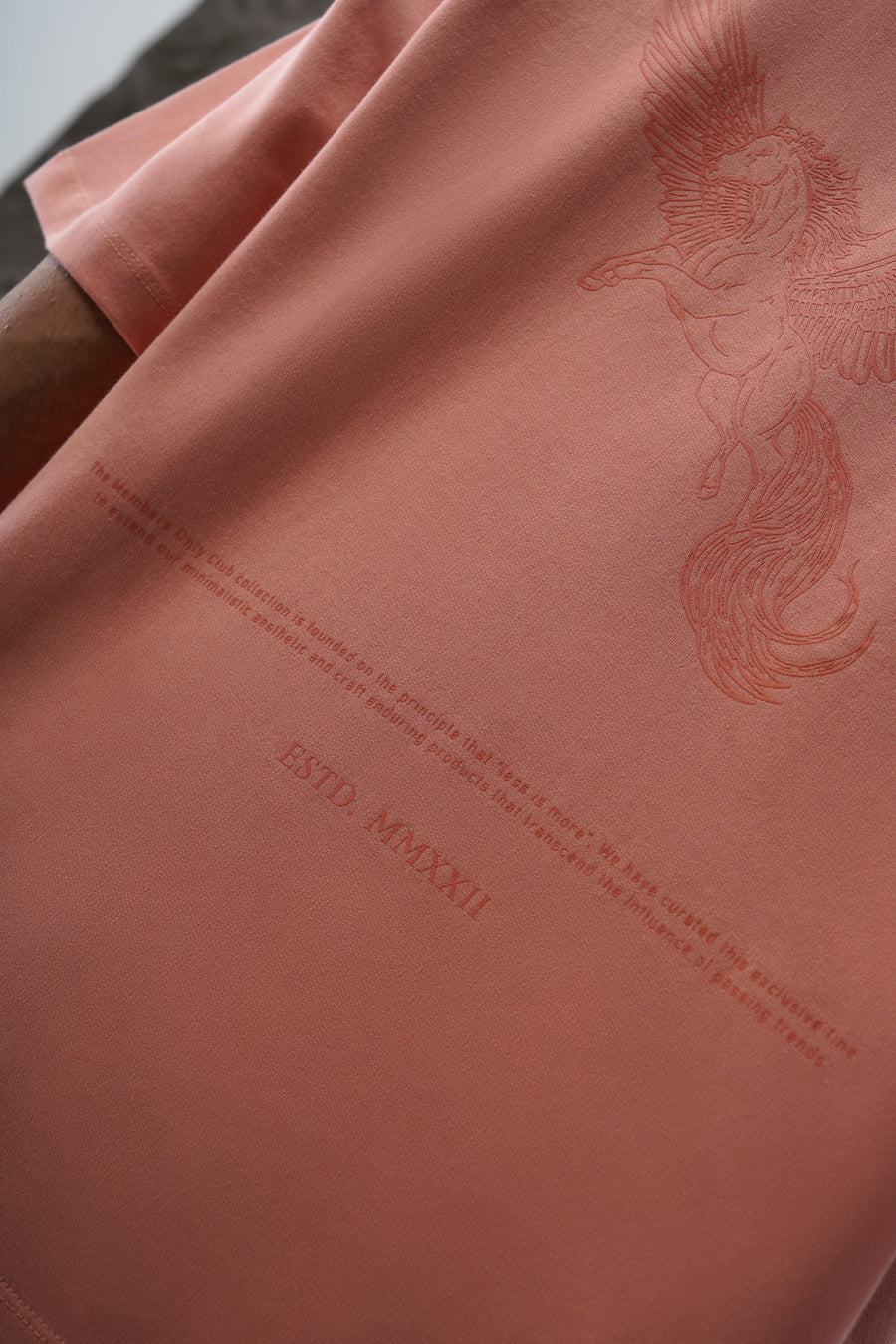 MEMBERS ONLY CLUB – TONAL SALMON PINK