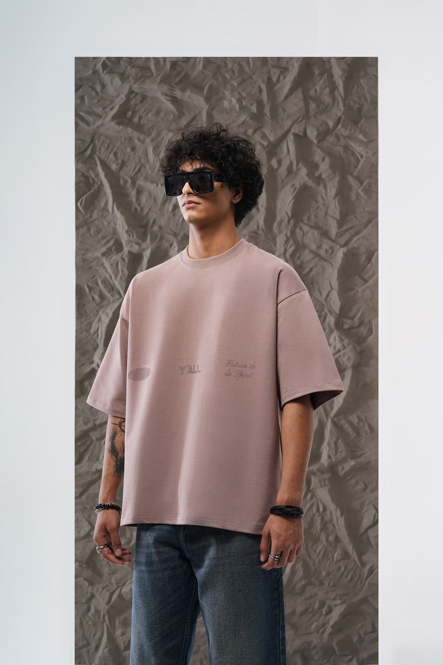 MEMBERS ONLY CLUB – TONAL PALE MAUVE