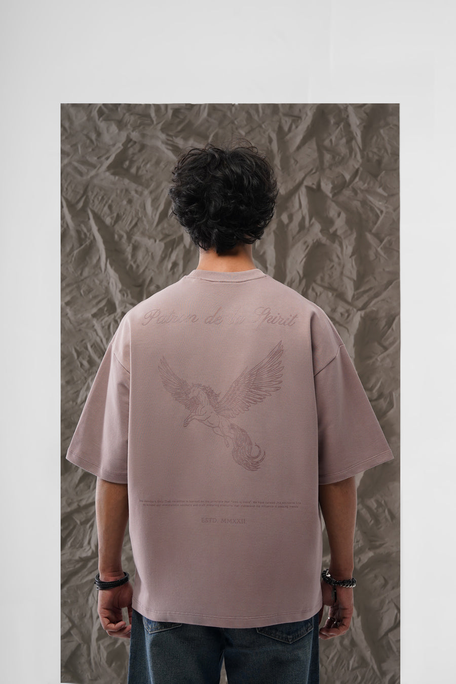 MEMBERS ONLY CLUB – TONAL PALE MAUVE
