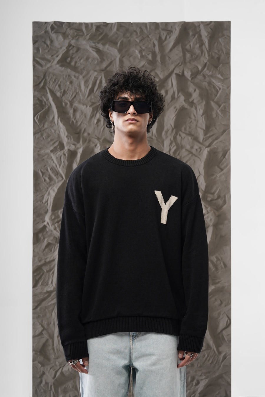 JET SET SWEATER – BLACK