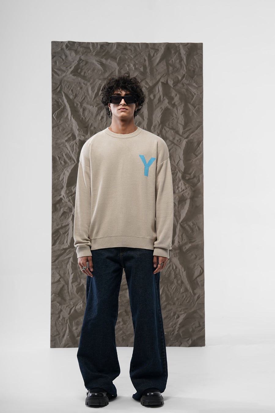 JET SET SWEATER – STONE