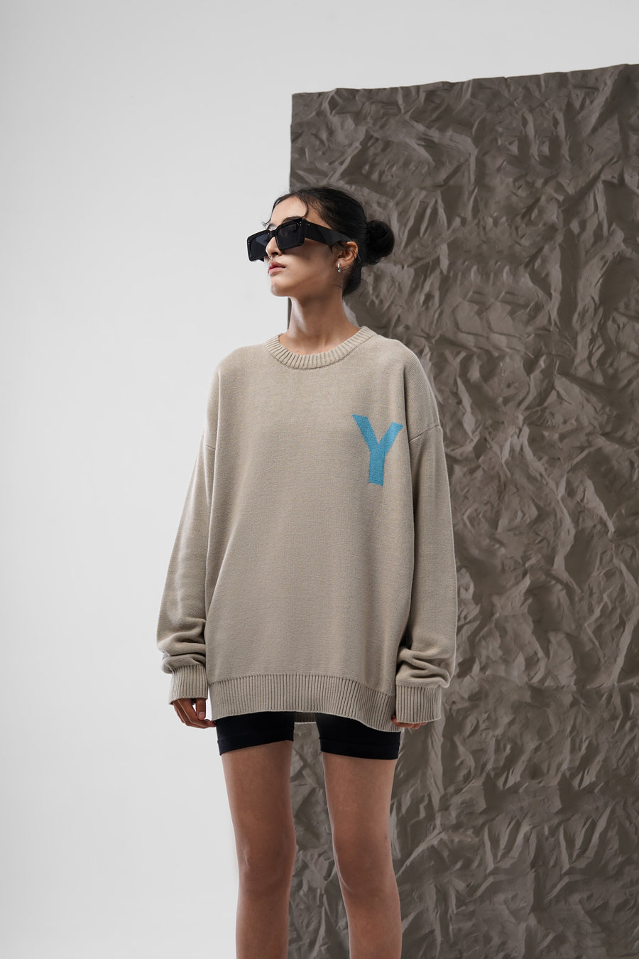 JET SET SWEATER – STONE