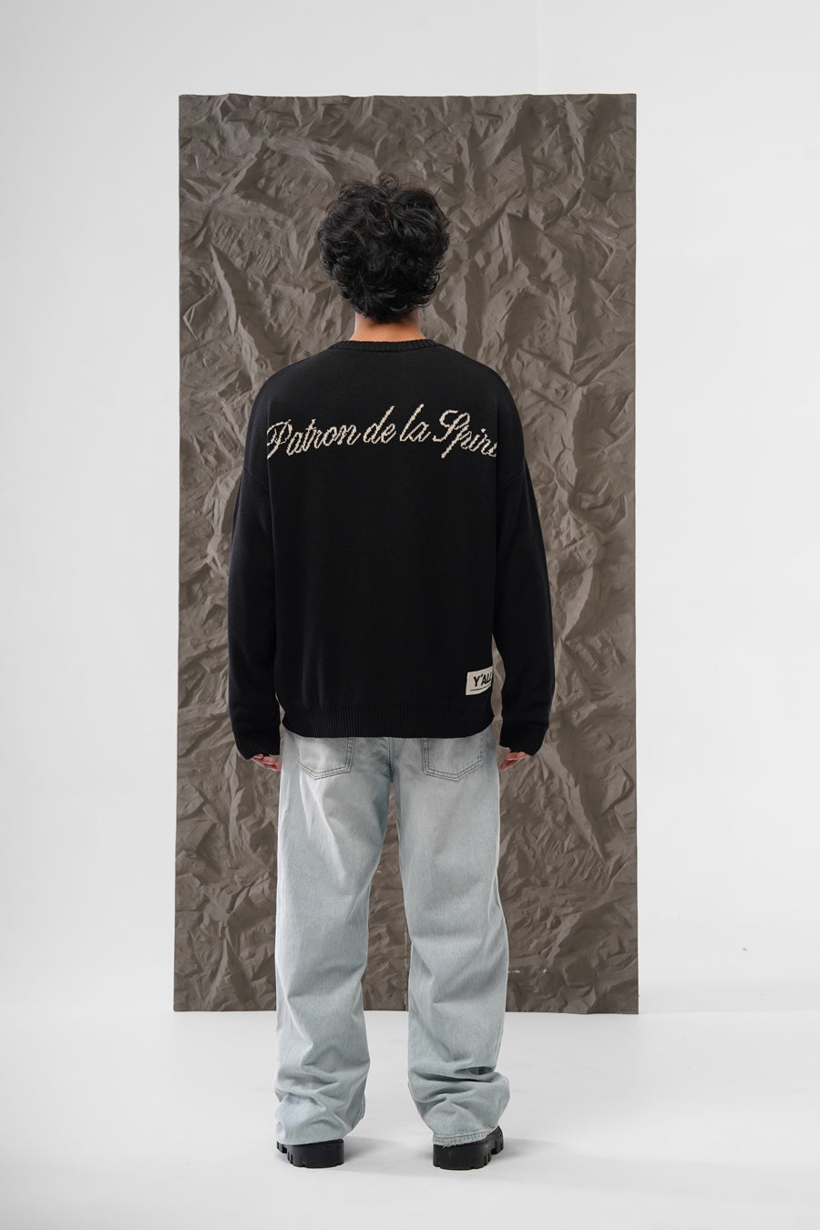 JET SET SWEATER – BLACK