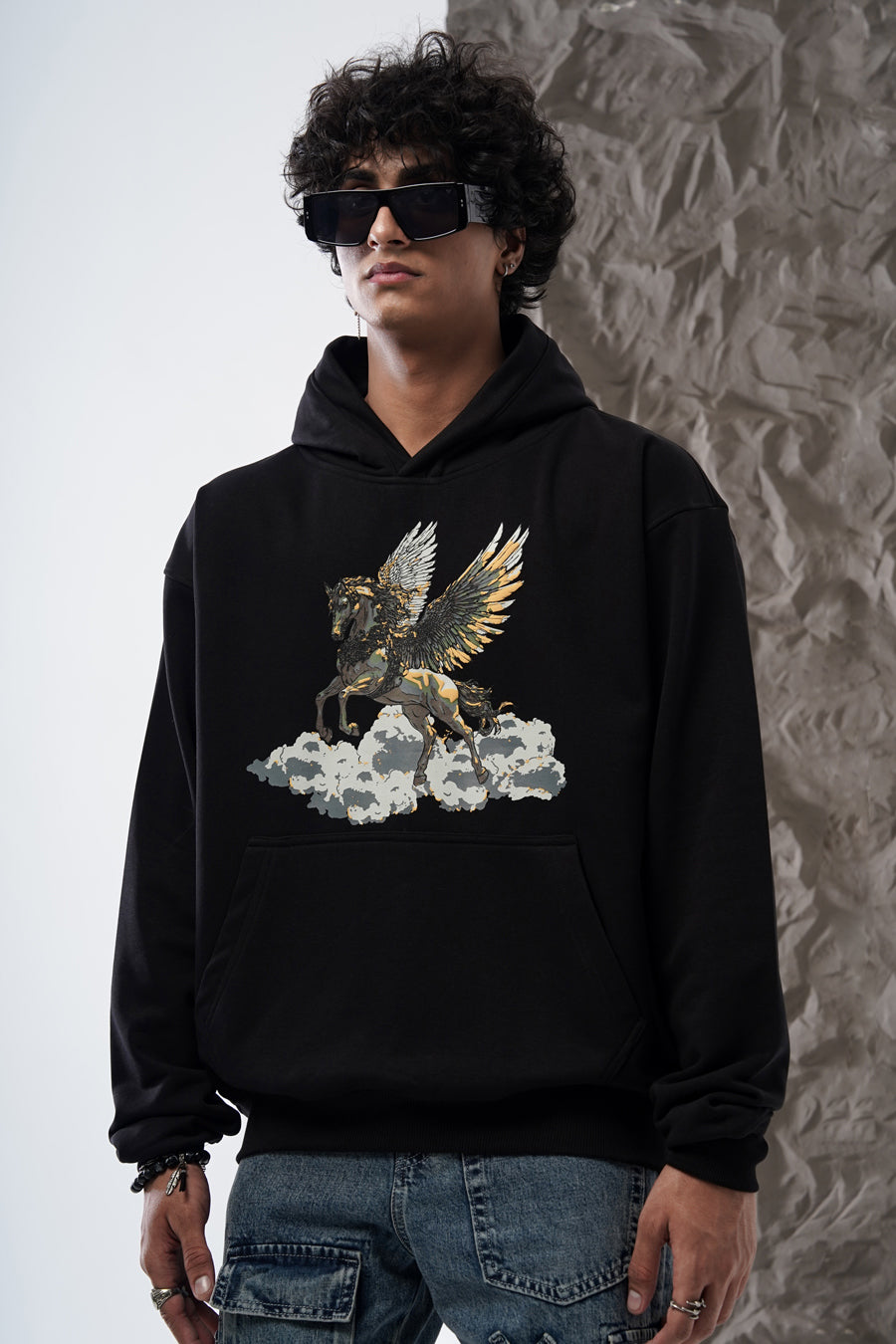 PEGASUS HOODIE BLACK