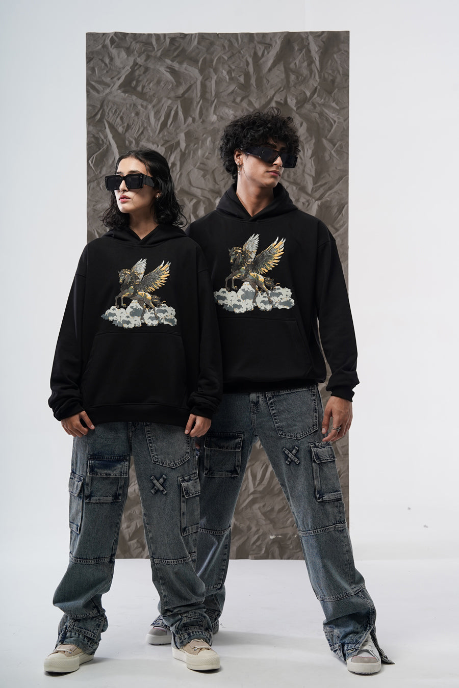 PEGASUS HOODIE BLACK